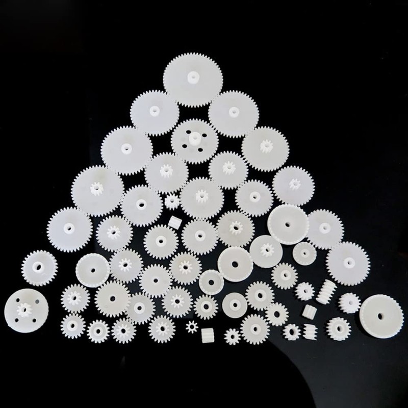 DFsucces Gear Gear Plastic Pack 72pcs Plastic DIY Pulley Set