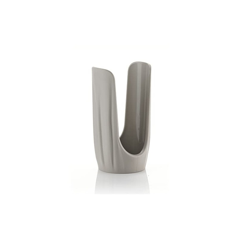 Guzzini - Tierra, Portabicchieri in Plastica Riciclata - Grigio Tortora,
