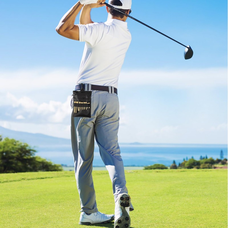 Palhyte Portable Golf Tee Pouch Bag, Golf Tee Ball Pouch