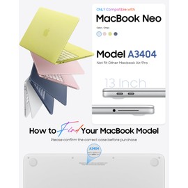 FINTIE Case for MacBook Neo 13 Inch A3404 (2026) A18 Pro Chip