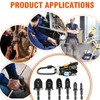 HUAREW Swage Tool HVAC Repairing Set with Bit Holder, swaging