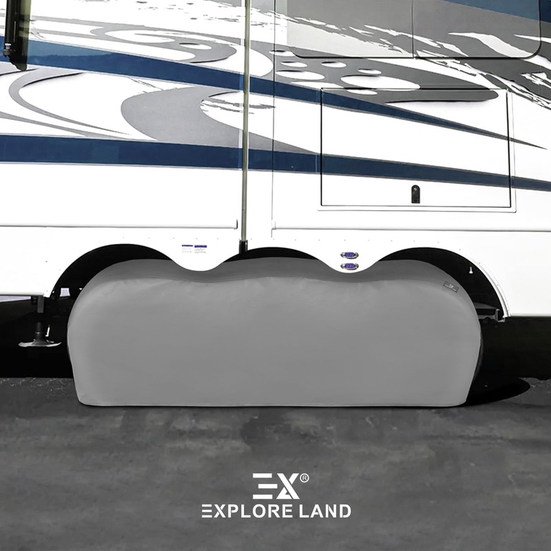 Explore Land Triple Axle Tire Cover - Tough 3 Wheel