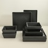 Stone Lain Grace Square Stoneware Dinnerware Set, 12 Piece Service