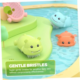 MERRYHAPY Scalp Brush Scalp Scrubber Baby Head Exfoliator Scalp Massager Shampoo Brush Soft Bristles for Boys and Girls