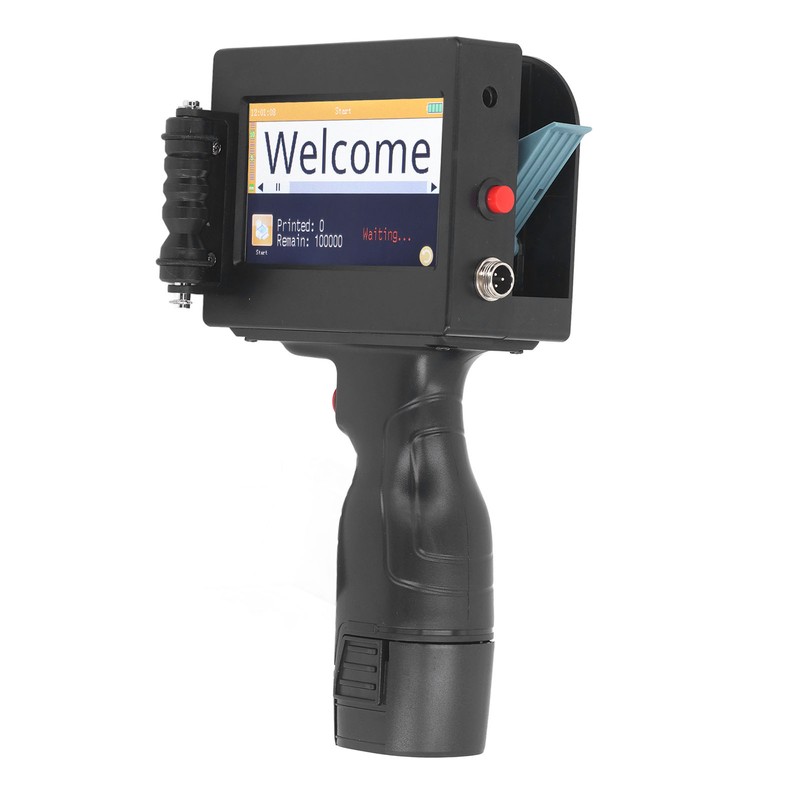 Handheld Inkjet Printer 4.3 Inch Touch Screen 12.7mm Portable Coding