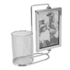 Pen Holder Picture Frame Stainless Steel Large Capacity Multi Purpose