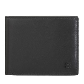 Mens Gents leather wallet multicolor with coin and credit card holders DUDU Black