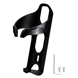 ENLEE for Bottles Diameter: 66-72mm Bike Water Bottle Cage, Lightweight Carbon Bicycle Bottle Cage, Grey Water Bottle Cage for Mountain/Road Bike with Screws Tool