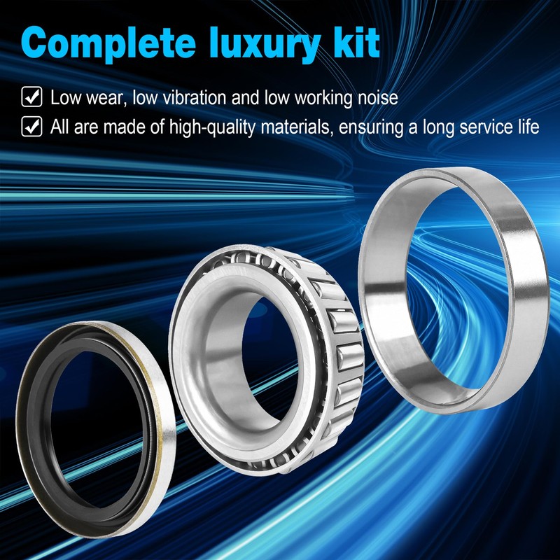 Set of 4 Trailer Bearing Kit L44643 L44610 Boat Trailer