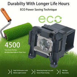 Qexudu for ELPLP89/V13h010l89 Epson Replacement Projector Lamp Bulb powerlite Home Cinema 4000 5040ub 5050ube 5040ube 5050ub 4010 pro Cinema 6040ub 4040 4050 6050ub H713C H710C H711C Economical.