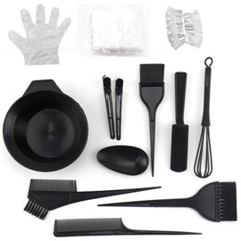 12 Kit De Coloración De Tinte para El Cabello Tazón para Teñir El Cabello Peine para Teñir El Cabello Cepillos para Teñir Cubiertas Bricolaje Salón Coloración del Cabe tinte de cabello