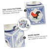 Ciieeo Ceramic Condiment Pot with Lid Creative Seasoning Holder for