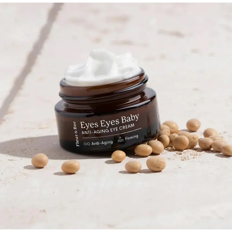 Crema Contorno de Ojos Antiedad Vegana Día/Noche Fleur & Bee
