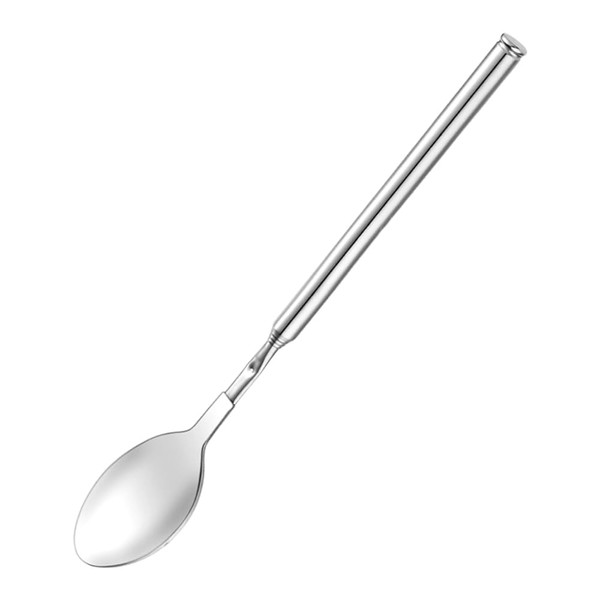 spoons long spoons stainless steel stirring spoons telescopic cutlery spoons