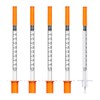 0.5ml/cc Syringes 30G 1/2 Inch (12.7mm) Lab Syringe, 25 Pack