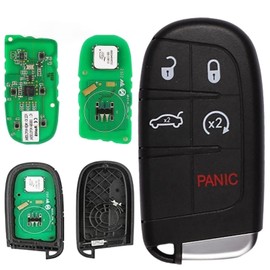 Autel IKё-y 5 Buttons Blank 2024 New Kё-y Fob proğrammable Compatible with Vehicle Systems Using 315/415 MHz Ultra-Long Range OE-Quality For Chrysler-Dodge-style Kё-y Replacement Work with Autel KM100