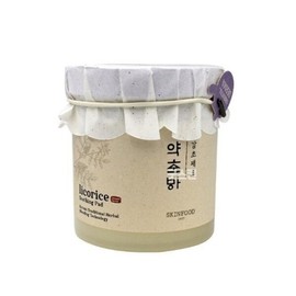 Skinfood 스킨푸드 약초방 감초 진정 패드 60매 gs Skinfood Herbal Room Licorice Calming Pads 60 Sheets