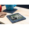 I Love Panda Bears Slate Coaster – Bamboo Forest Theme