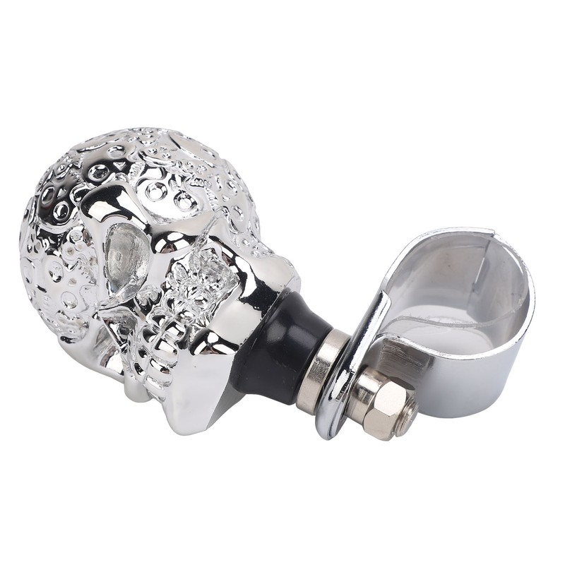 Skull Steering Wheel Turn Knob 3cm Diameter Turn Knob Spinner
