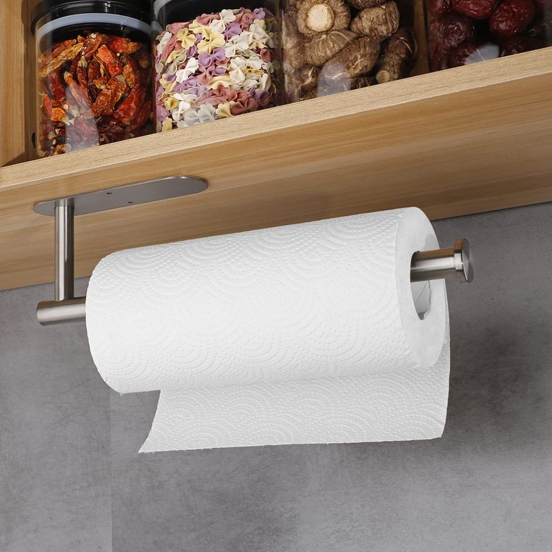 Paper Towel Rolls - for Kitchen, Self-Adhesive Under Cabinet,Both Available