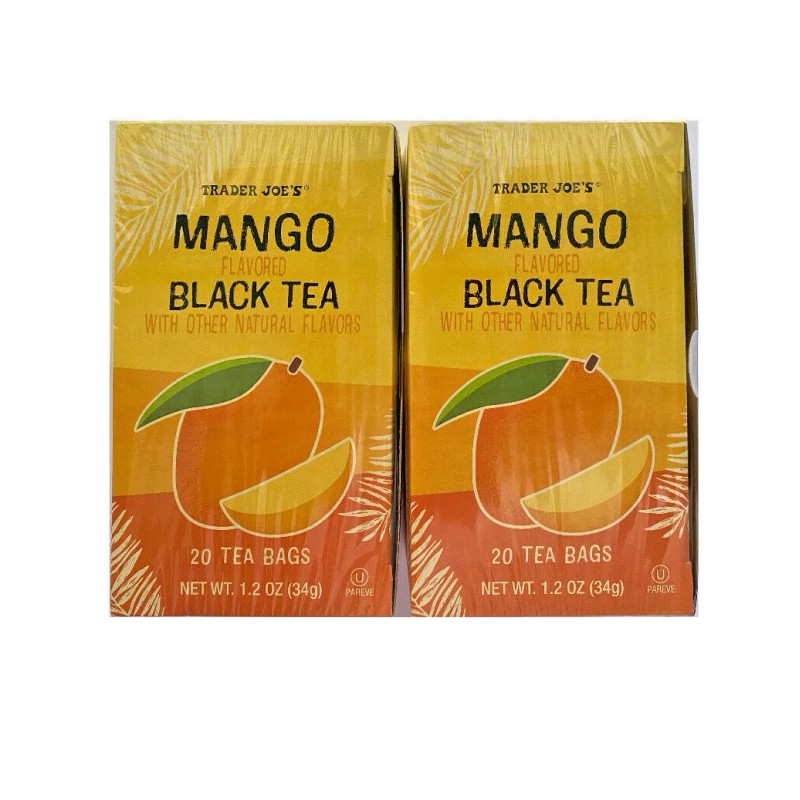Trader Joe's Mango Flavored Black Tea 20 Tea Bags 2