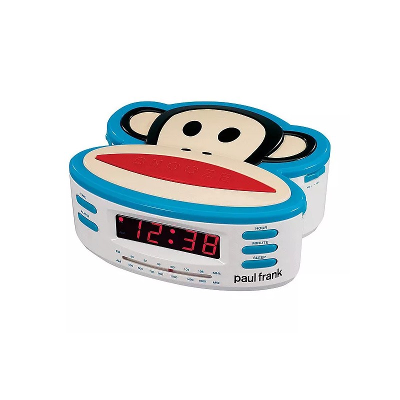 Paul Frank pf250 am/fm desktop radio clock with back up