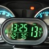 Shkalacar Digital Thermometer and Clock - LED Lighted Auto Dual