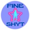 Fine Shyt - 10 Pack Circle Stickers 3 Inch -