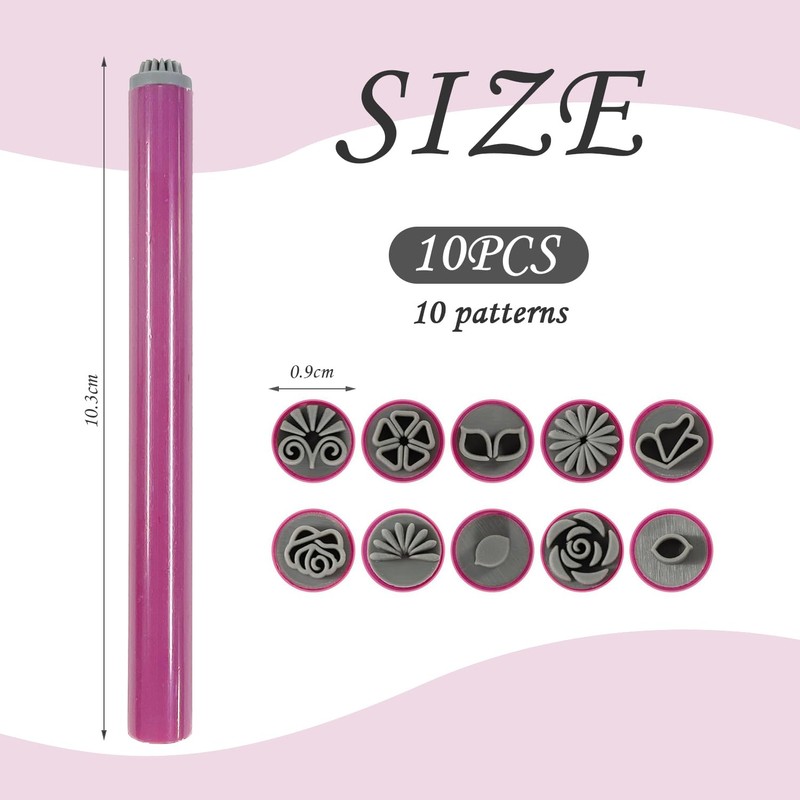 10pcs Nail Art Stamp Pens Nail Decoration Tools Nail Art