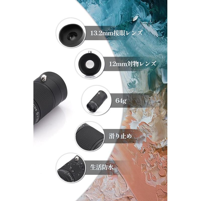 Topson Monocular, Museum 8x21, Monocular for Museums, 8x Monocular, Small