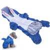 Dog Cute Raincoat Hooded Cloak Rain Jacket Cover Waterproof Polyester