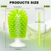 FOWSRHRG 4 Pack Turtle Brush with Suction Cup for Tank,