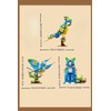 LNCHENQI 3 in 1 - Cat, Parrot, Butterfly Animal Building