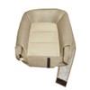 Mievlyo Driver Side Bottom Replacement PERF Leather Seat Cover Tan
