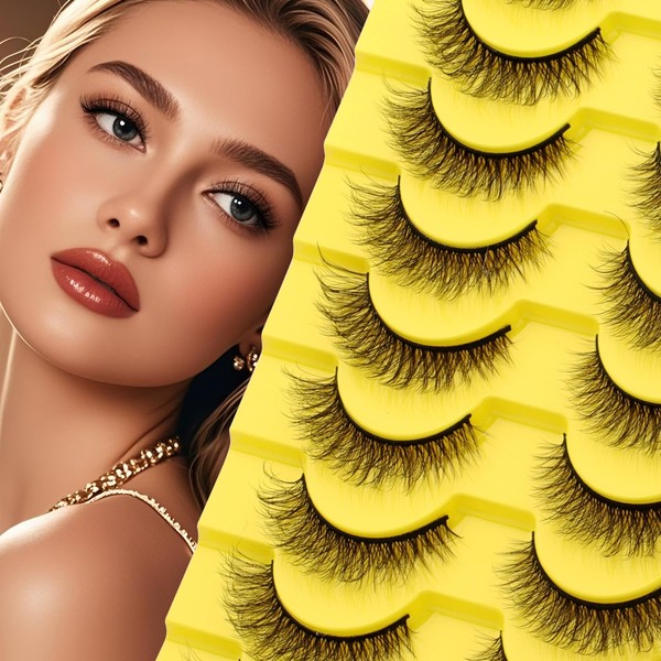 10 Pairs Cat Eye DIY Eyelash Clusters Volume Wispy 10