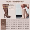 Chicblooms Women's Plus Size Extra Wide Calf High Heel Dress