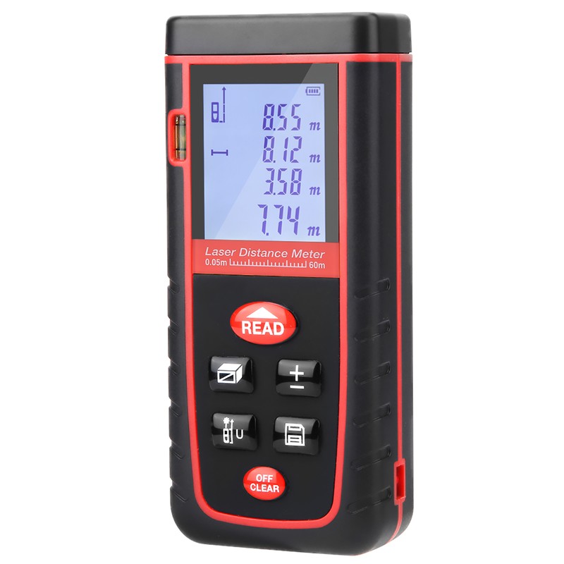 LCD Display rz-s 60M Laser Distance Meter Measurer Distance Measuring