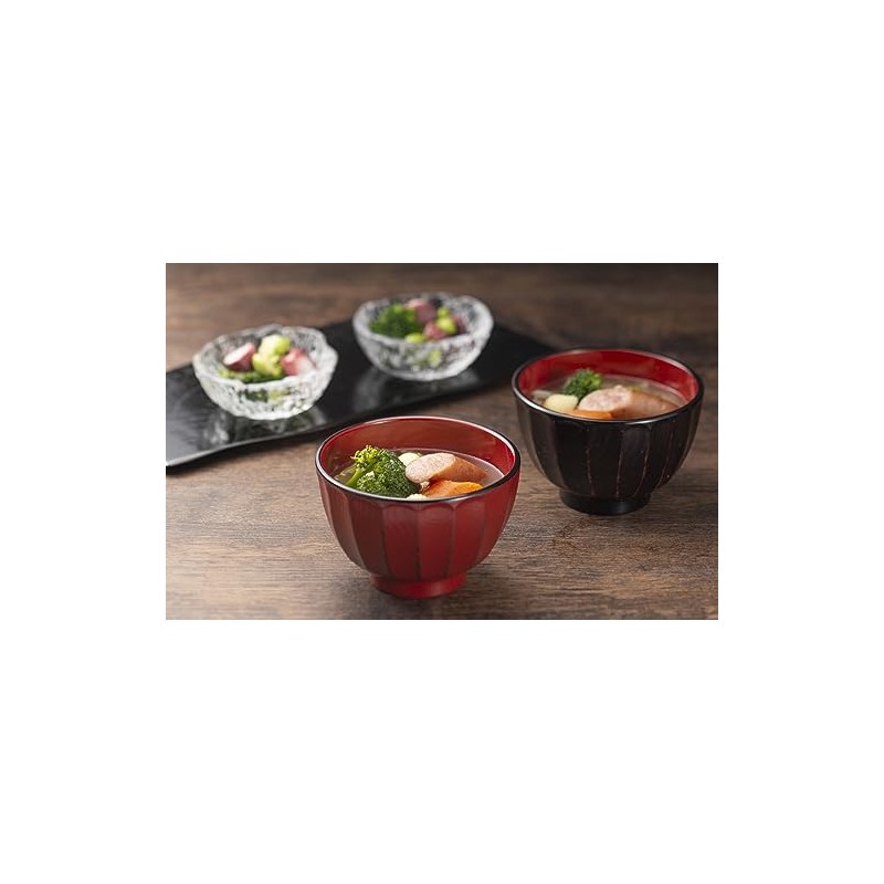 Canoe 17002 Antibacterial Chrysanthemum Carving Soup Bowl, 11.2 fl oz