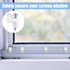 48 Pack 3/8 Inch Window Screen Clips Bulk, Screen Clip