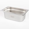 Baki Stainless Steel Gastronorm Container 1/4 Food Pan 65, 100,