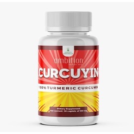 Curcuyin Turmeric Curcumin Capsules, Turmeric Supplement, Muscle and Joint Support Supplement, 30 Capsules 860mg, 30 Day Supply