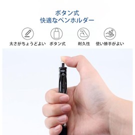 Ballpoint Pen, Large Capacity, Smooth Writing, Line Width 0.5, Easy to Write, School Entrance, Graduation, Job, Birthday, Sixtieth Birthday, Celebration, Men and Women, Writing Instrument K-35 (Blue