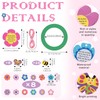 Engrowtic 24 Sets Mother's Day Craft Kit Flower Bee Wreath