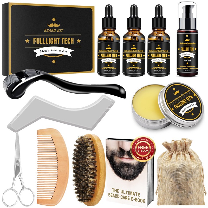 Dad Gift Christmas, Beard Care Set for Men with Beard