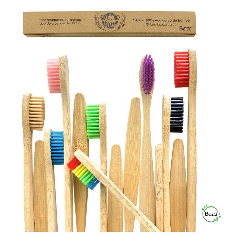 Cepillo De Dientes Bambu Biodegradable Ecologico Adulto
