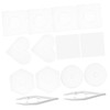 TEHAUX 1set Large Fuse Beads Boards Pegboards Shapes for Creative