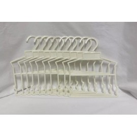 10 Pc Hanger Set for Baby and Doll Clothing