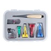 16 Pieces Fabric Bias Tape Maker Tool Kit Set Patchwork
