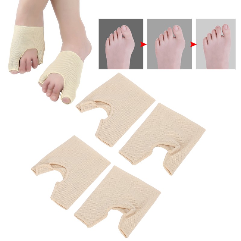 2 Pairs Toe Separator Elastic Hallux Valgus Corrector Bunion Correction