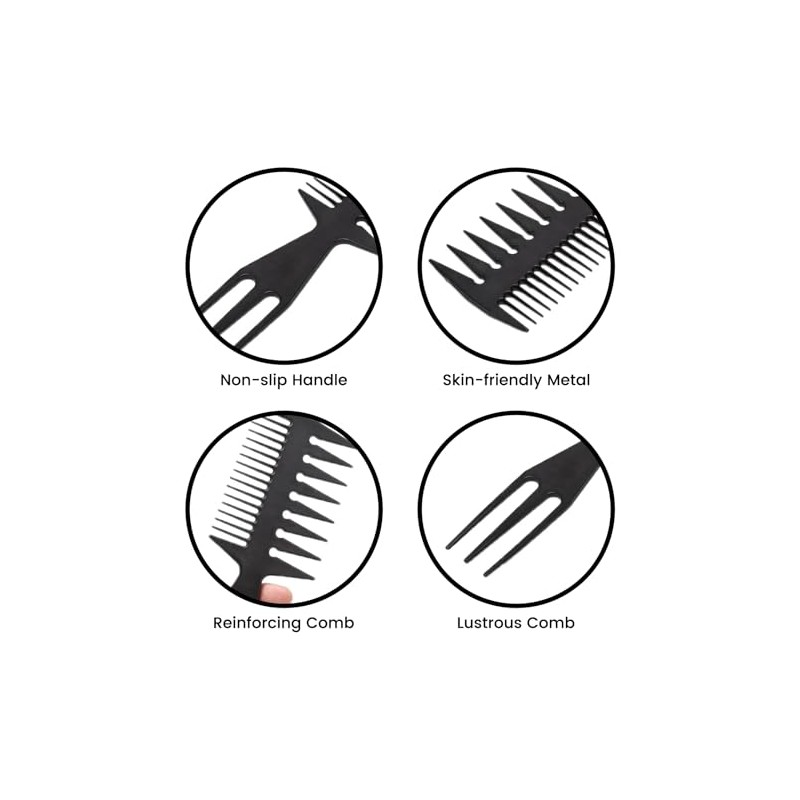 Polvo Para Peinar El Cabello Peine De Peinado Con Punta